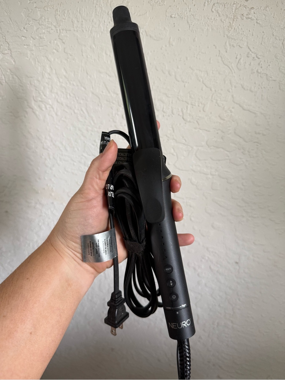 Neuro Hair Curling Iron - Black